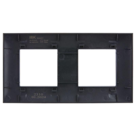Рамка 2-м SKANDY SK-F02G графит IEK SK-M22-K53 Рамка 2-м SKANDY SK-F02G графит IEK SK-M22-K53