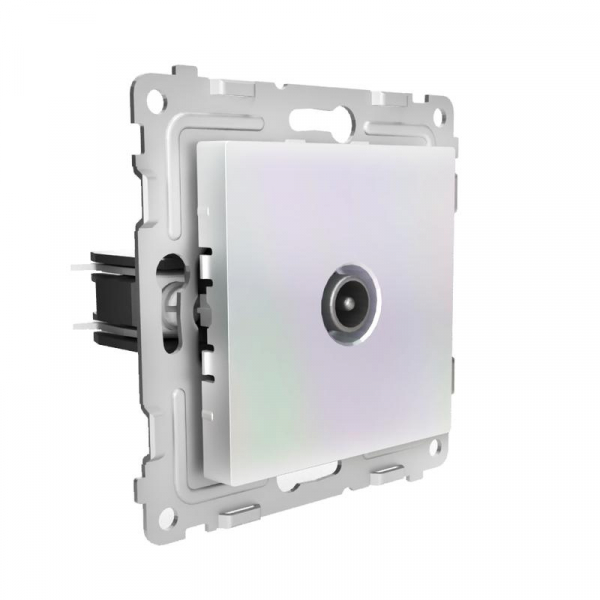 Розетка TV оконечная СП Pixel 1DB механизм перламутр. TOKOV ELECTRIC TKE-PX-A1O-C04