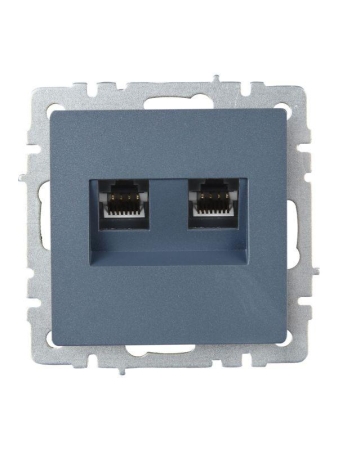 Розетка компьютерная двойн. СП RJ45 кат.6 BRITE РК11-2-БрМ механизм маренго IEK BR-K20-2-K35 Розетка компьютерная двойн. СП RJ45 кат.6 BRITE РК11-2-БрМ механизм маренго IEK BR-K20-2-K35