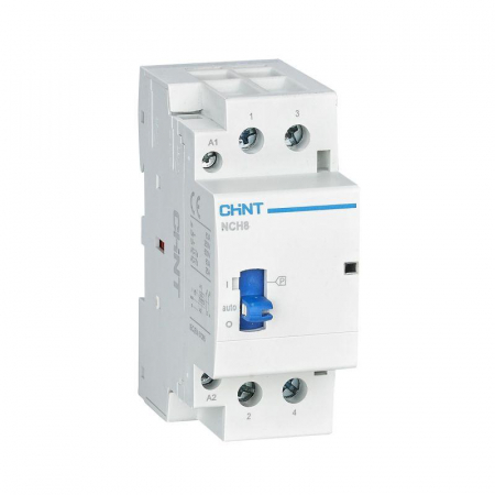 Контактор модульный NCH8-16M/20 AC 220-240В 50/60Гц ручное управление (R) CHINT 257400 Контактор модульный NCH8-16M/20 AC 220-240В 50/60Гц ручное управление (R) CHINT 257400