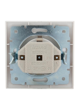 Розетка 1-м СП Deriy 16А IP20 с заземл. с защ. крышкой керамика бел./бел. LEZARD 702-0202-123 Розетка 1-м СП Deriy 16А IP20 с заземл. с защ. крышкой керамика бел./бел. LEZARD 702-0202-123