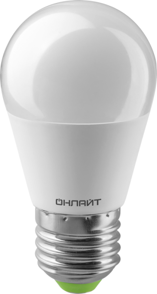 Лампа светодиодная 90 423 OLL-G45-9-230-4K-E27-FR (PRO 90-240В) ОНЛАЙТ 90423