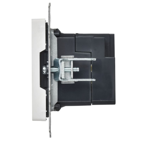 Розетка BRITE РЮ11-1-БрАБ 18Вт USB A+C механизм арктич. бел. IEK BR-U22-018-K91