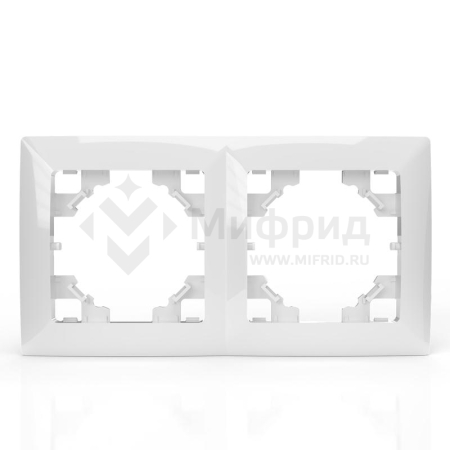 Рамка 2-м AVA бел. TOKOV ELECTRIC TKL-AV-RM2-C01