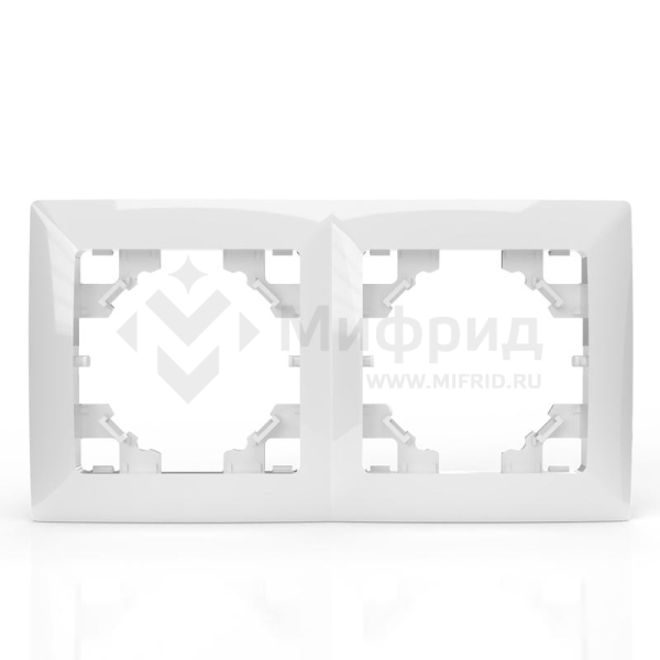 Рамка 2-м AVA бел. TOKOV ELECTRIC TKL-AV-RM2-C01