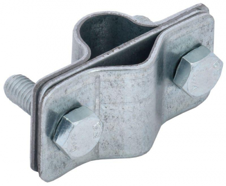 Зажим соединительный паралл. пруток-стержень оцинк. сталь IEK ZCC94-11-1-18 Зажим соединительный паралл. пруток-стержень оцинк. сталь IEK ZCC94-11-1-18