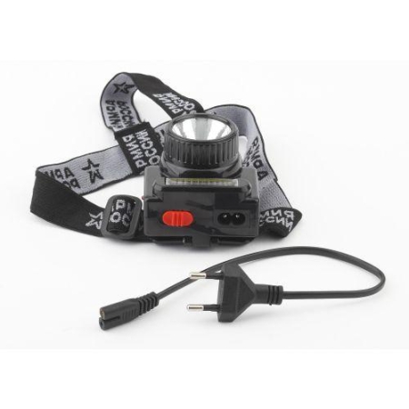 Фонарь светодиодный налобный аккумуляторный GA-501 АР "Гранит" 3ВтCOB+3ВтLED ближний и дальний свет (картон. упак.) Эра Б0030185