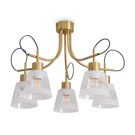 Светильник Caramel 5х60Вт E27 IP20 подвесной Freya FR5522PL-05BS Светильник Caramel 5х60Вт E27 IP20 подвесной Freya FR5522PL-05BS