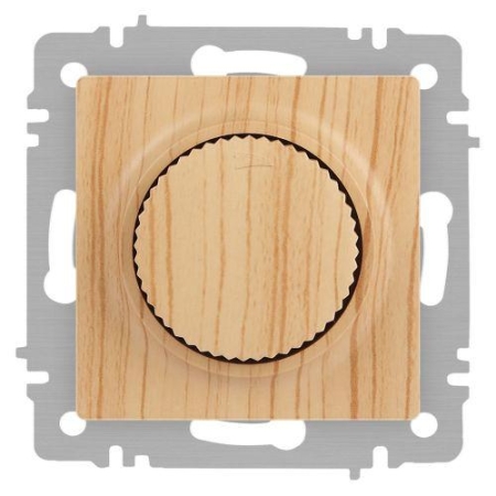 Светорегулятор поворотный СП Accent 6-401-11 600Вт 230В IP20 сосна Intro Б0063688