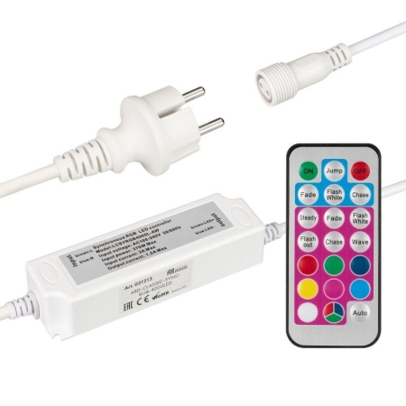Контроллер ARD-CLASSIC-SYNC-RGB-4000LED White (230В 370Вт RF ПДУ) (закрытый) Ardecoled 031213 Контроллер ARD-CLASSIC-SYNC-RGB-4000LED White (230В 370Вт RF ПДУ) (закрытый) Ardecoled 031213