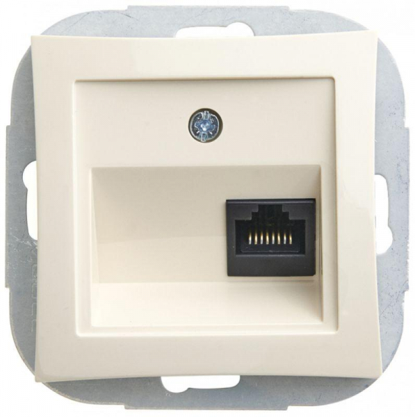 Розетка компьютерная СП Дуэт RJ45 кат.5E механизм беж. SchE WDE000283 Розетка компьютерная СП Дуэт RJ45 кат.5E механизм беж. SchE WDE000283