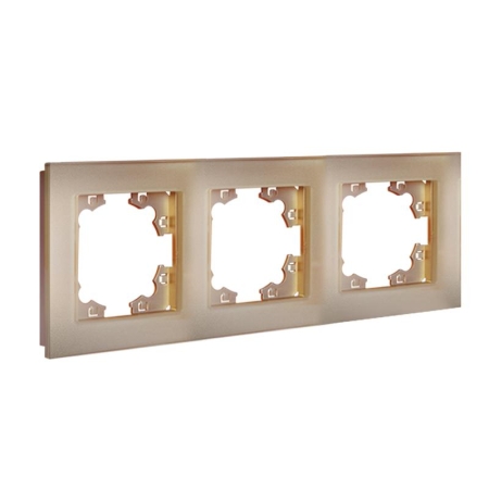 Рамка 3-м Афина стеклянная шампань UNIVersal 2280 Рамка 3-м Афина стеклянная шампань UNIVersal 2280