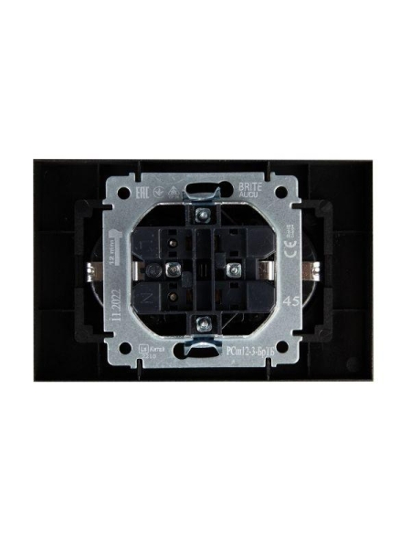 Розетка 2-м СП BRITE РСш12-3-БрТБ 16А в сборе с заземл. защ. шторки бронза IEK BR-R24-16-K45-F Розетка 2-м СП BRITE РСш12-3-БрТБ 16А в сборе с заземл. защ. шторки бронза IEK BR-R24-16-K45-F