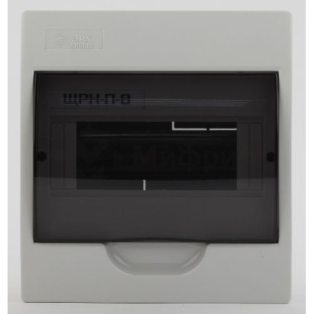 Бокс навесной ЩРН-П-8 8мод. IP41 пластик SIMPLE NO-box_simple-plastic_8_surface BOXS08 Эра Б0041523