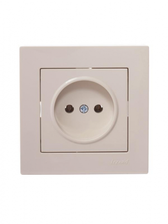 Розетка 1-м СП Vesna без заземл. ПБТ механизм крем. LEZARD 742-0388-121B Розетка 1-м СП Vesna без заземл. ПБТ механизм крем. LEZARD 742-0388-121B