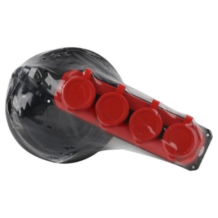 Удлинитель 4х10м с заземл. IP44 КГ 3х1.5 каучук UK-4e-3x1.5-10m-IP44(KG) Эра Б0057586