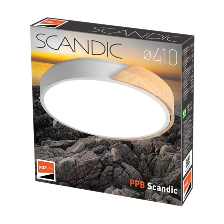 Светильник светодиодный декоративный PPB Scandic-R 36Вт 4000К IP20 настенно-потолочный бытовой WH/W JazzWay 5036956