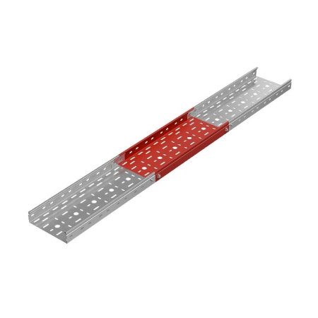 Лоток листовой перфорированный 200х50 L3000 сталь 0.7мм "Стандарт ПЛЮС" LPEplus50-200-0.7-3000 INOX304 КМ PL5119