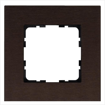 Рамка 1-м G-Metal метал. алюм. корич. Brown Jasmart G1001AZ Рамка 1-м G-Metal метал. алюм. корич. Brown Jasmart G1001AZ