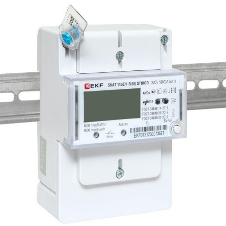 Счетчик SKAT 115E/1-5(60) STIROD 1ф 2т МСК+0 EKF 11503R