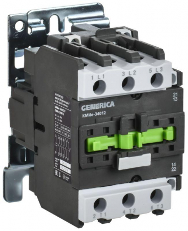 Контактор КМИе-34012 40А 230В/АС3 1НО 1НЗ GENERICA KKME31-040-230-11 Контактор КМИе-34012 40А 230В/АС3 1НО 1НЗ GENERICA KKME31-040-230-11