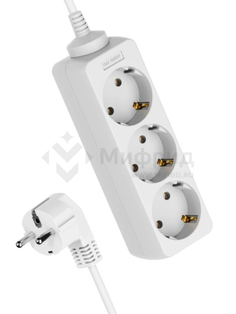Удлинитель 3х5м с заземл. 16А IP20 ПВС 3х1.5 КОСМОС YKsm5m-3g-Z(K)