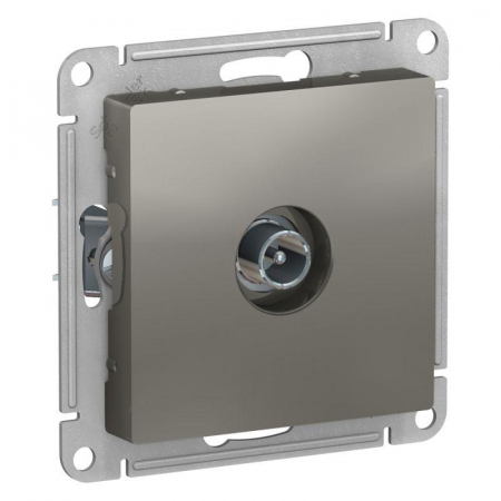 Розетка телевизионная проходная TV AtlasDesign 4дБ механизм сталь SE ATN000992 Розетка телевизионная проходная TV AtlasDesign 4дБ механизм сталь SE ATN000992