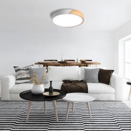 Светильник светодиодный декоративный PPB Scandic-R 36Вт 4000К IP20 настенно-потолочный бытовой WH/W JazzWay 5036956