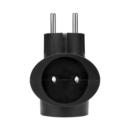 Разветвитель 3-м (1-м с заземл.) 16А универс. черн. Rexant 11-1083 Разветвитель 3-м (1-м с заземл.) 16А универс. черн. Rexant 11-1083