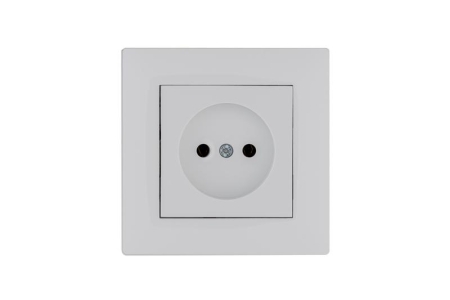 Розетка 1-м Karea RIZZ без заземл. бел. Makel 88001022 Розетка 1-м Karea RIZZ без заземл. бел. Makel 88001022