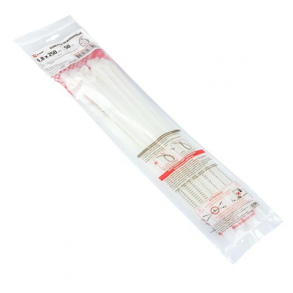 Хомут P6.6 4.8х250 FlexLock стандартный бел. (уп.100шт) PROxima EKF plc-fl-ctsw-4.8x250 Хомут P6.6 4.8х250 FlexLock стандартный бел. (уп.100шт) PROxima EKF plc-fl-ctsw-4.8x250