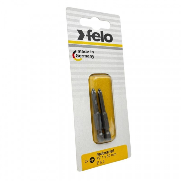 Бита крестовая PZ 1х50 Industrial (блист.2шт) FELO 03101536