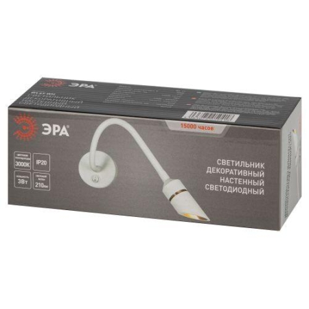 Светильник WL47 WH 3000K 3Вт IP20 настенный бел. Эра Б0059815 Светильник WL47 WH 3000K 3Вт IP20 настенный бел. Эра Б0059815