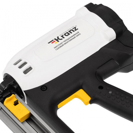 Пистолет гвоздезабивной газовый монтажный GN95 95Дж длина гвоздей 15-40мм d2.7-3мм KRANZ KR-16-1650 Пистолет гвоздезабивной газовый монтажный GN95 95Дж длина гвоздей 15-40мм d2.7-3мм KRANZ KR-16-1650