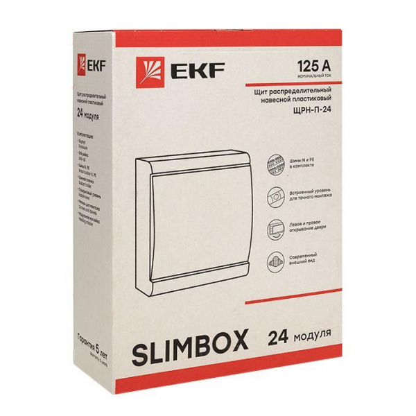 Щит ЩРН-П-24 "SlimBox" IP41 PROxima EKF sb-n-24 Щит ЩРН-П-24 "SlimBox" IP41 PROxima EKF sb-n-24