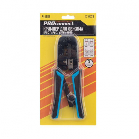 Кримпер HT-568R для обжима 8P8C 6P6C PROCONNECT 12-3432-6 Кримпер HT-568R для обжима 8P8C 6P6C PROCONNECT 12-3432-6