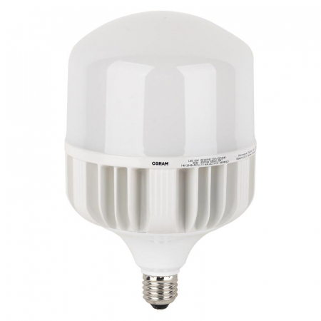 Лампа светодиодная высокомощная LED HW 65Вт T матовая 6500К холод. бел. E27 6500лм 140-265В с адаптером E40 угол пучка 200град. PF>/=09 (замена 650Вт) OSRAM 4058075576919 Лампа светодиодная высокомощная LED HW 65Вт T матовая 6500К холод. бел. E27 6500лм 140-265В с адаптером E40 угол пучка 200град. PF>/=09 (замена 650Вт) OSRAM 4058075576919