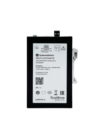 Коммутатор промышленный неуправляемый Ethernet 4х10/100BaseT 1х100BaseX SFP SE NSETU105T04X01B