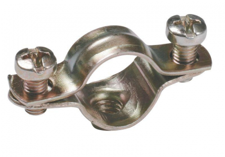 Скоба двухкомпонентная d10-11 для жестких труб метал. IEK CMA12-10-100