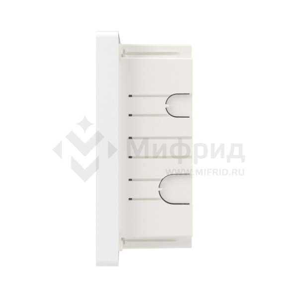 Щиток встраиваемый Фрейм (FRAME) ЩРв-п-18 18мод. с бел. дверцей с 2 шинами PEN на 8 и 10 отверст. бел. DKC F18B1WW