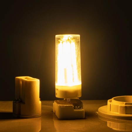 Лампа светодиодная филаментная PLED-G4 PRO 6Вт 2700К 480лм 230В d16.5х50мм JazzWay 5062412