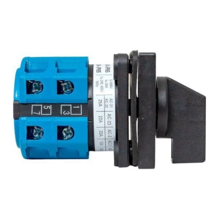 Переключатель кулачковый ПК-1-52 2п 25А "1-2" IP65 EKF pk-1-52-25-65 Переключатель кулачковый ПК-1-52 2п 25А "1-2" IP65 EKF pk-1-52-25-65