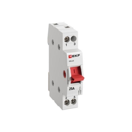 Переключатель трехпозиционный ТПС-63 1P 25А PROxima EKF TPS125 Переключатель трехпозиционный ТПС-63 1P 25А PROxima EKF TPS125