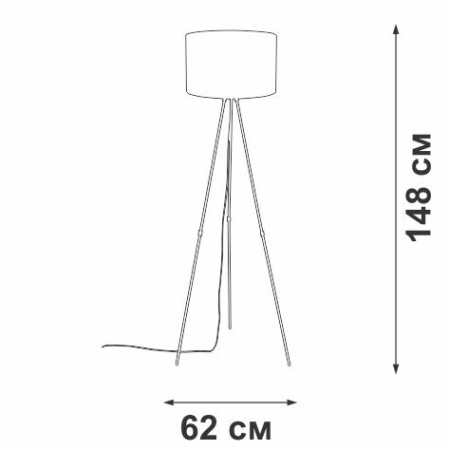 Светильник напольный 1xE27 макс. 40Вт Vitaluce V2880-1/1P Светильник напольный 1xE27 макс. 40Вт Vitaluce V2880-1/1P