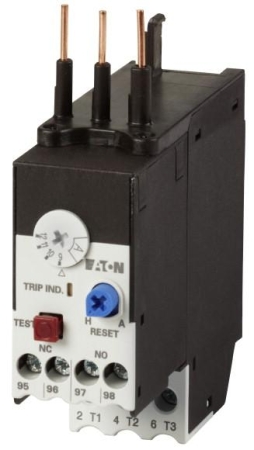 Реле перегрузки 1НЗ+1НО 1.6...2.4А для контакторов DILMT7…12 T12-2.4 EATON 190936 Реле перегрузки 1НЗ+1НО 1.6...2.4А для контакторов DILMT7…12 T12-2.4 EATON 190936