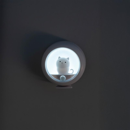 Светильник светодиодный TS8-CAT-SENS 1Вт 6500К IP22 ночник аккумулятор 400мА.ч датчик движения магнитное крепление с клеевым слоем JazzWay 5062016