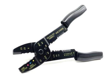 Пресс-клещи для изолированных и неизолированных кабельных наконечников 0.75-6кв.мм FELO 59232040