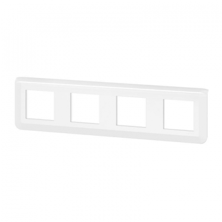 Рамка 4х2мод. Mosaic бел. Leg 078808L