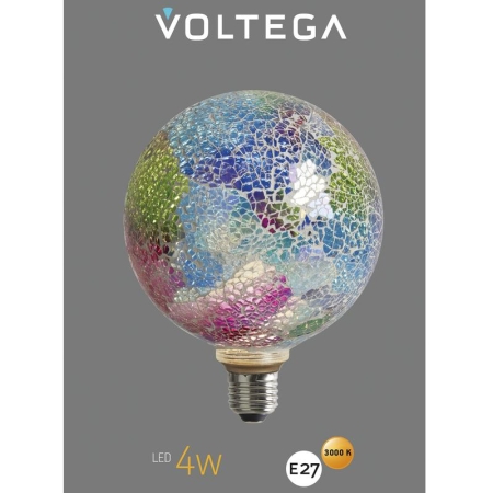 Лампа светодиодная филаментная Loft 271 GMS022 4Вт 3000К E27 Voltega 8573