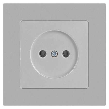 Розетка 1-м СП Accent 6-201-03 16А IP20 250В 2P алюм. Intro Б0063661 Розетка 1-м СП Accent 6-201-03 16А IP20 250В 2P алюм. Intro Б0063661